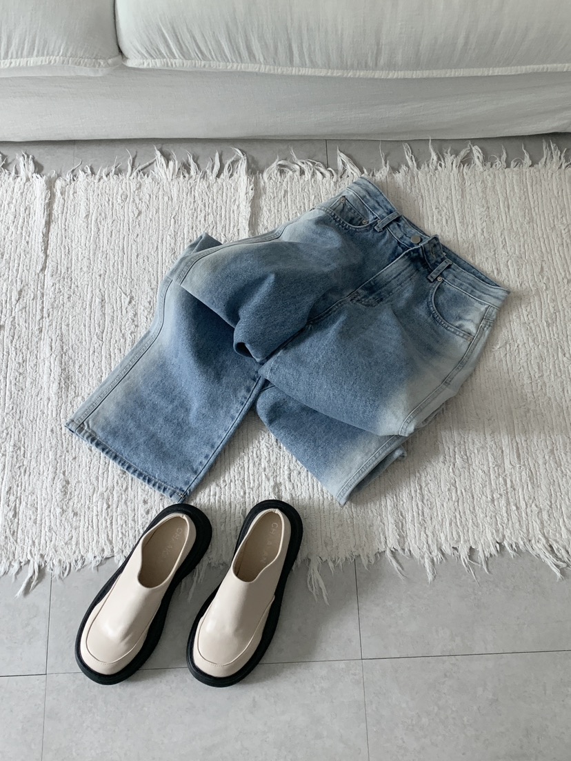RE:OPENING東大門㊣實拍女裝新品人氣時尚牛仔褲水洗牛仔布RE:OPENING牛仔褲