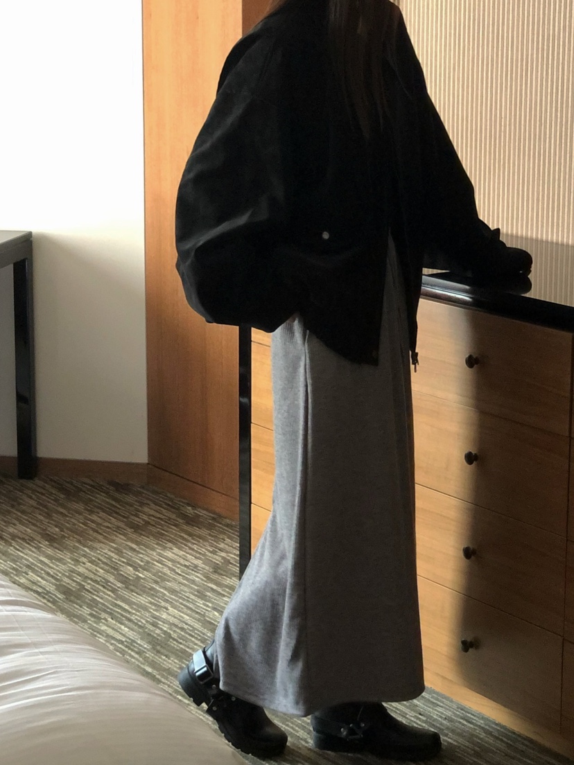 ONDO-P韓國代購㊣女裝新品休閑時尚推薦人氣職業熱賣真品長裙ONDO-P長裙