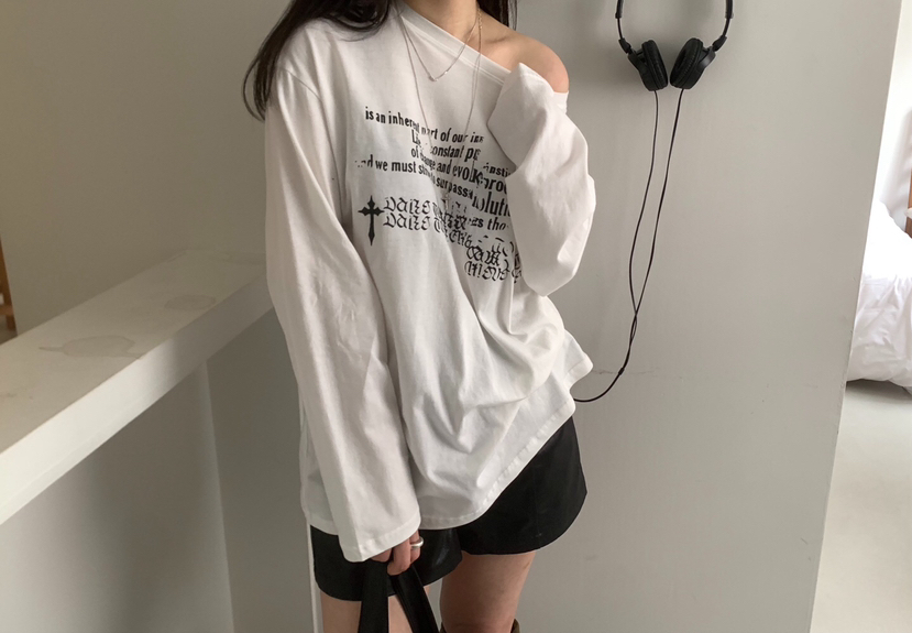 MELTED-P韓國直郵㊣女士新品職業推薦人氣時尚25秋冬長袖T恤MELTED-P長袖T恤