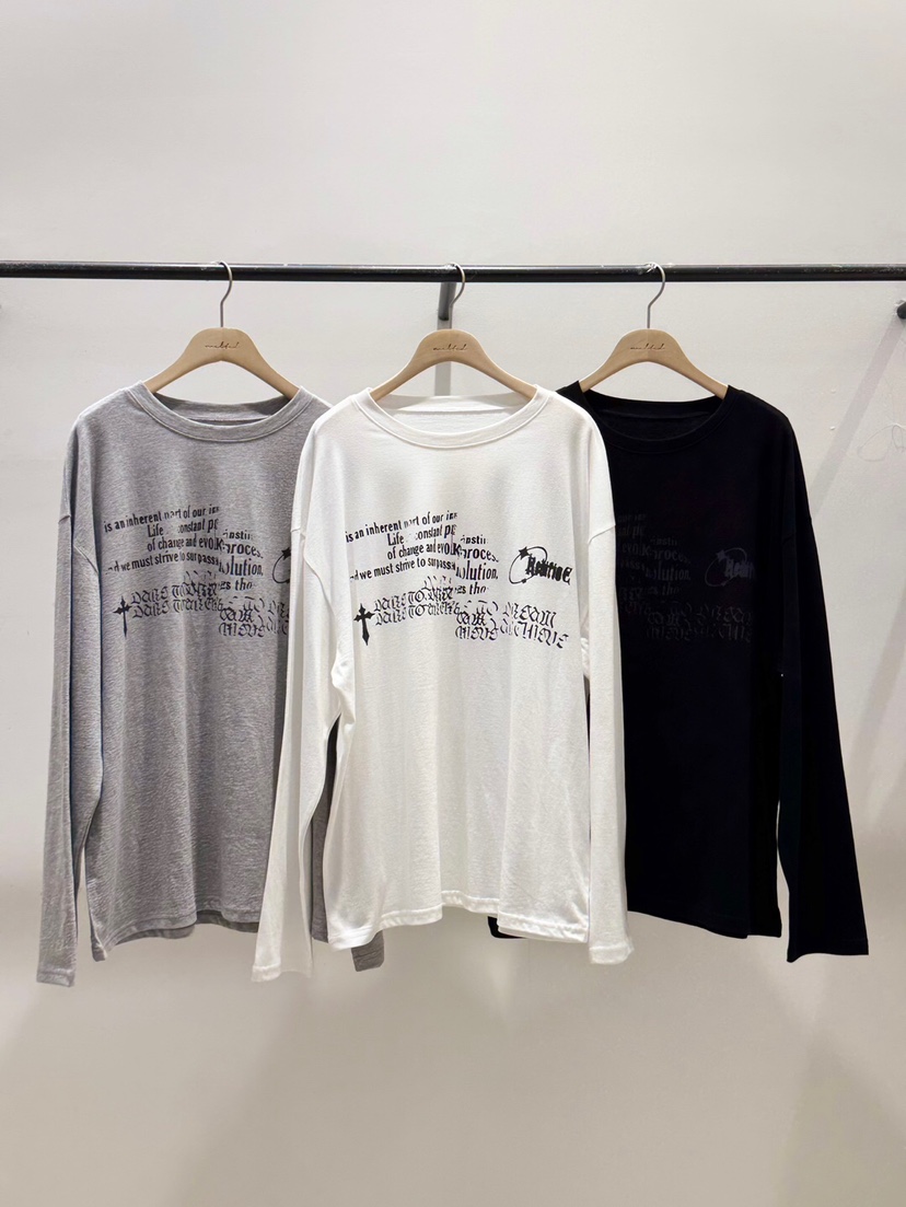 MELTED-P韓國直郵㊣女士新品職業推薦人氣時尚25秋冬長袖T恤MELTED-P長袖T恤