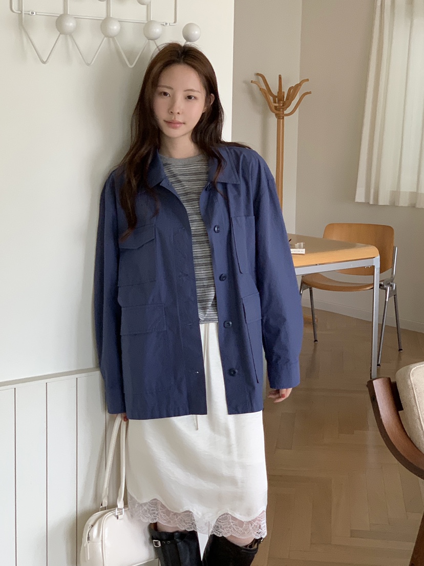 THE ABLE東大門㊣代購女士新款時尚人氣推薦休閑熱賣夾克口袋THE ABLE/TA夾克