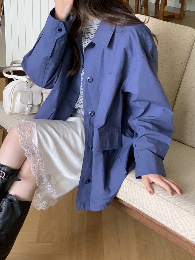 THE ABLE東大門㊣代購女士新款時尚人氣推薦休閑熱賣夾克口袋THE ABLE/TA夾克