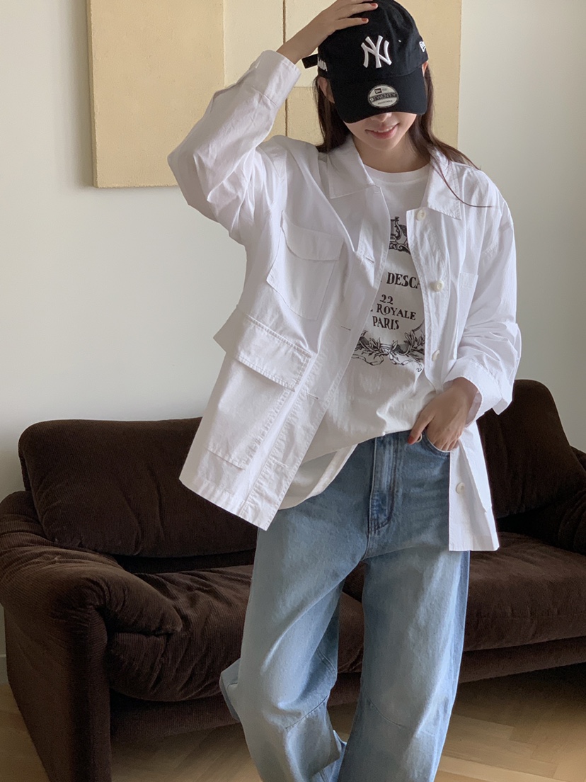 THE ABLE東大門㊣代購女士新款時尚人氣推薦休閑熱賣夾克口袋THE ABLE/TA夾克