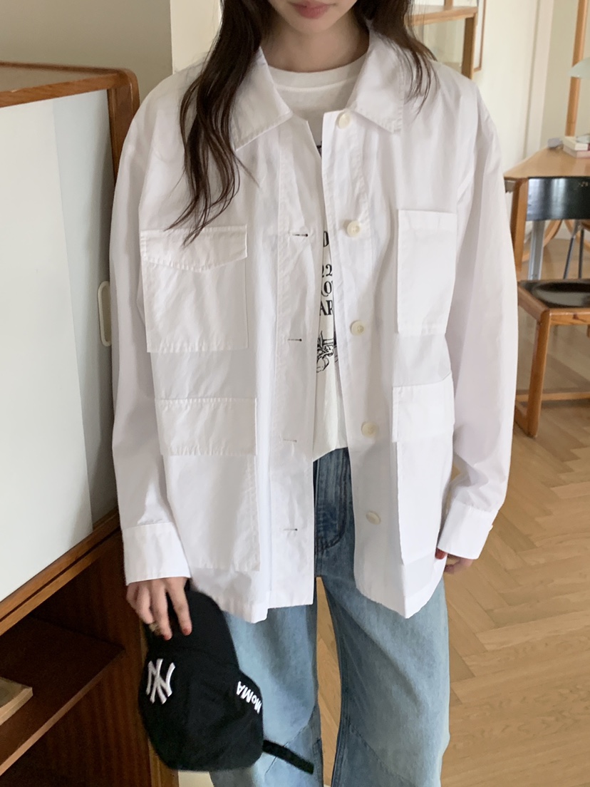 THE ABLE東大門㊣代購女士新款時尚人氣推薦休閑熱賣夾克口袋THE ABLE/TA夾克