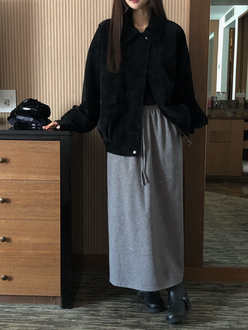 ONDO-P韓國代購㊣女士新品職業休閑推薦人氣真品熱賣夾克皮革ONDO-P夾克