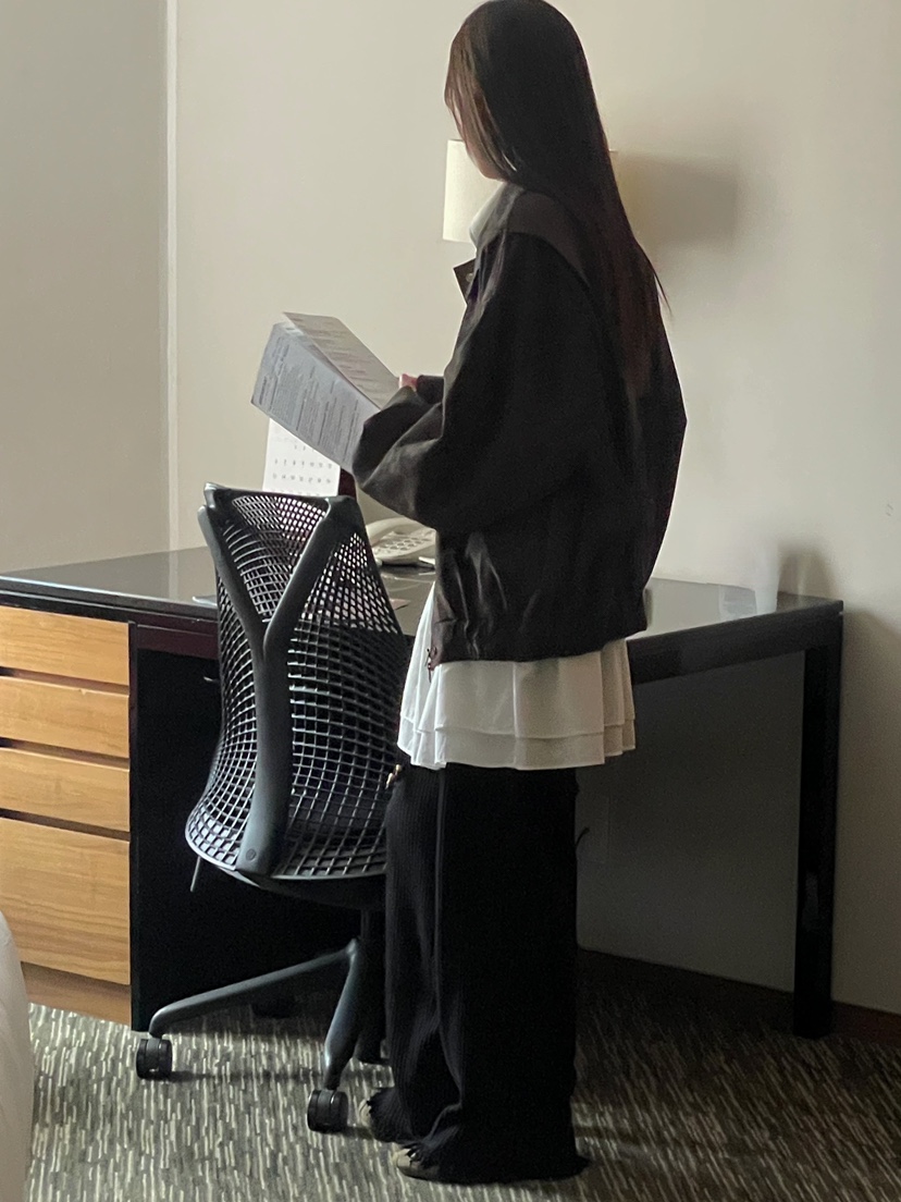 ONDO-P韓國代購㊣女士新品職業休閑推薦人氣真品熱賣夾克皮革ONDO-P夾克