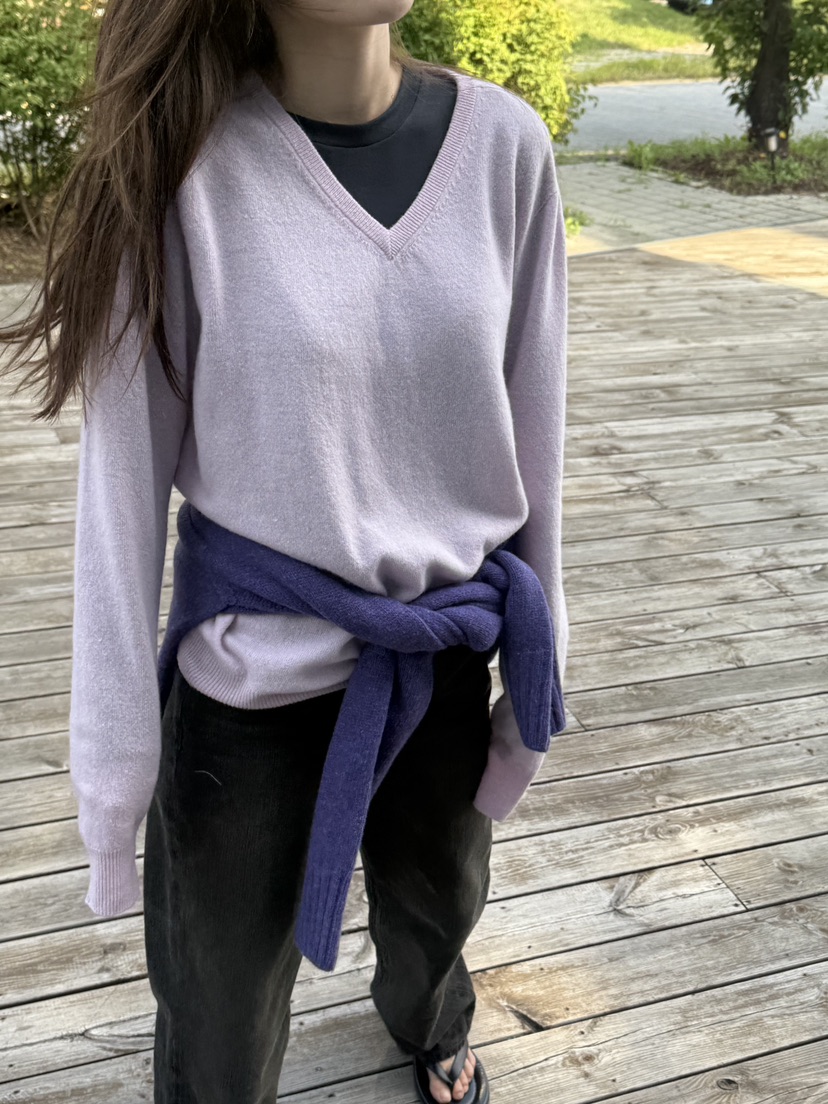 WATER/RIVER韓國直郵㊣女裝新款熱賣人氣25秋冬職業針織衫WATER/RIVER針織衫