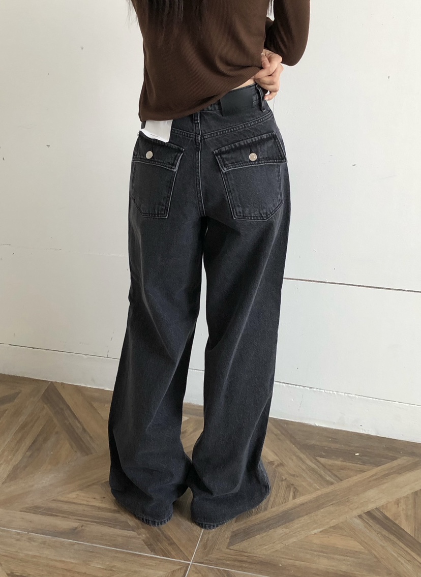 LE AHICON東大門㊣實拍女裝新品休閑職業時尚25秋冬牛仔褲Le Ahicon牛仔褲