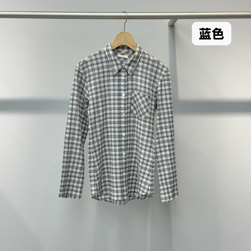 WATER/RIVER東大門㊣直郵女裝新款推薦職業25秋冬襯衫蕾絲衫WATER/RIVER襯衫/蕾絲衫圖色2