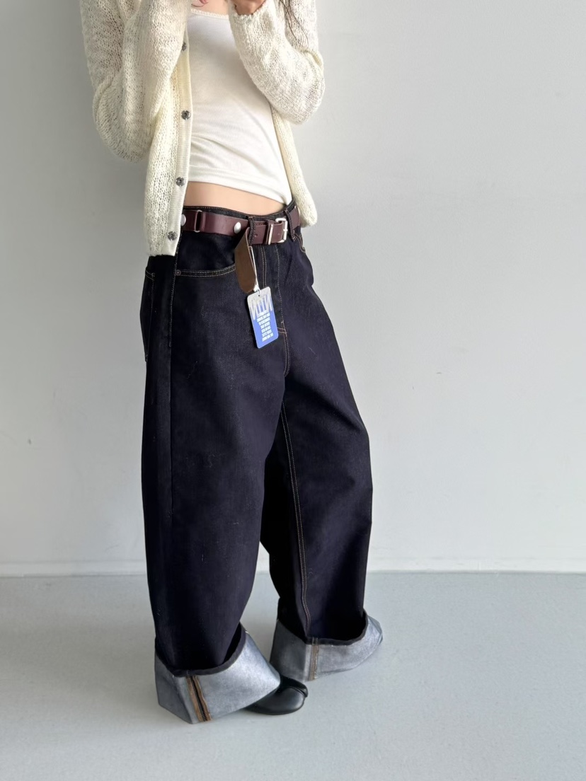 MINIMUZE東大門㊣代購女裝新款真品職業推薦25秋冬人氣牛仔褲MINIMUZE牛仔褲