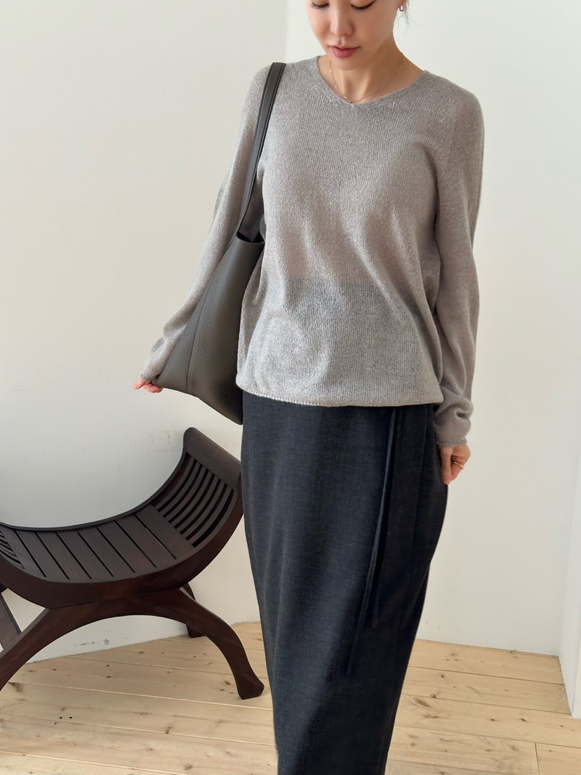 LE VASE韓國代購㊣女士新品25秋冬真品人氣時尚針織衫馬海毛LE VASE針織衫