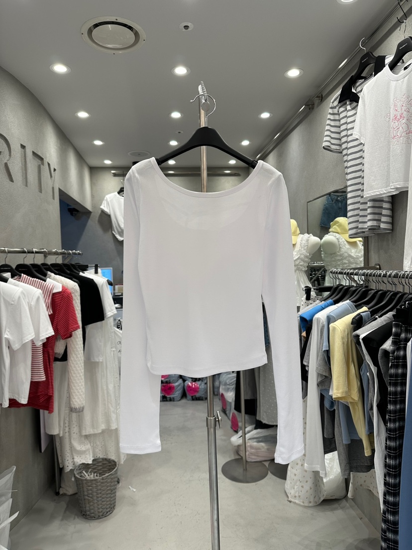 CELEBRITY-A韓國直郵㊣女士新品休閑職業推薦真品25秋冬長袖T恤CELEBRITY-A長袖T恤