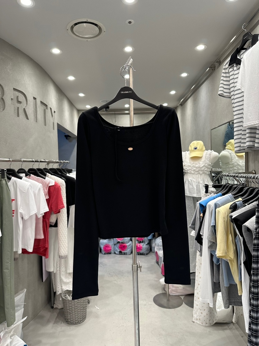 CELEBRITY-A韓國直郵㊣女士新品休閑職業推薦真品25秋冬長袖T恤CELEBRITY-A長袖T恤圖色3