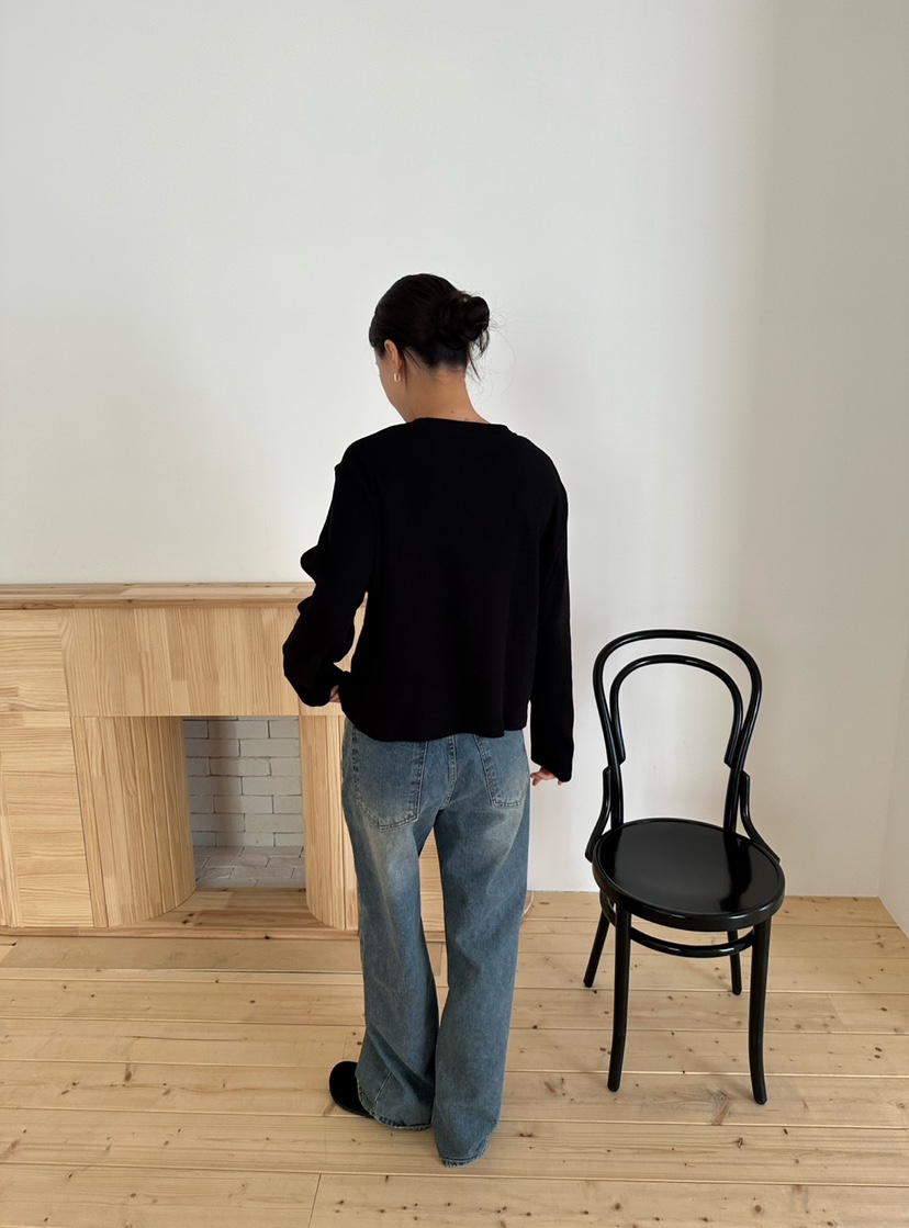 LE VASE東大門㊣實拍女士新款時尚職業人氣休閑真品長袖T恤LE VASE長袖T恤