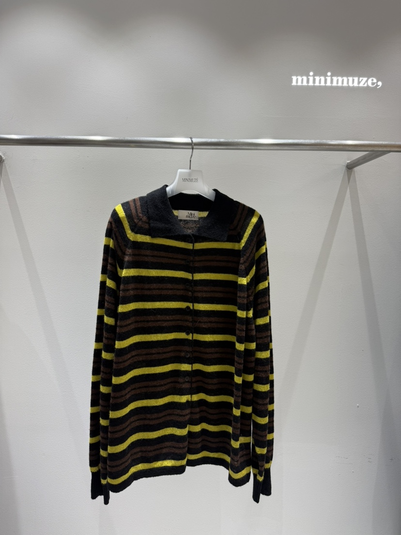 MINIMUZE韓國直郵㊣女士新品熱賣人氣25秋冬推薦休閑針織衫MINIMUZE針織衫圖色2