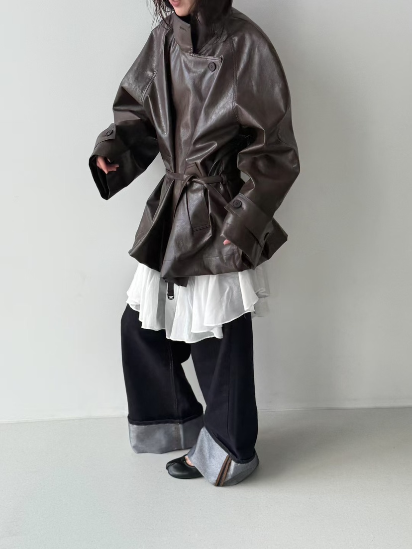MINIMUZE東大門㊣直郵女裝新品人氣職業休閑推薦夾克含腰帶MINIMUZE夾克