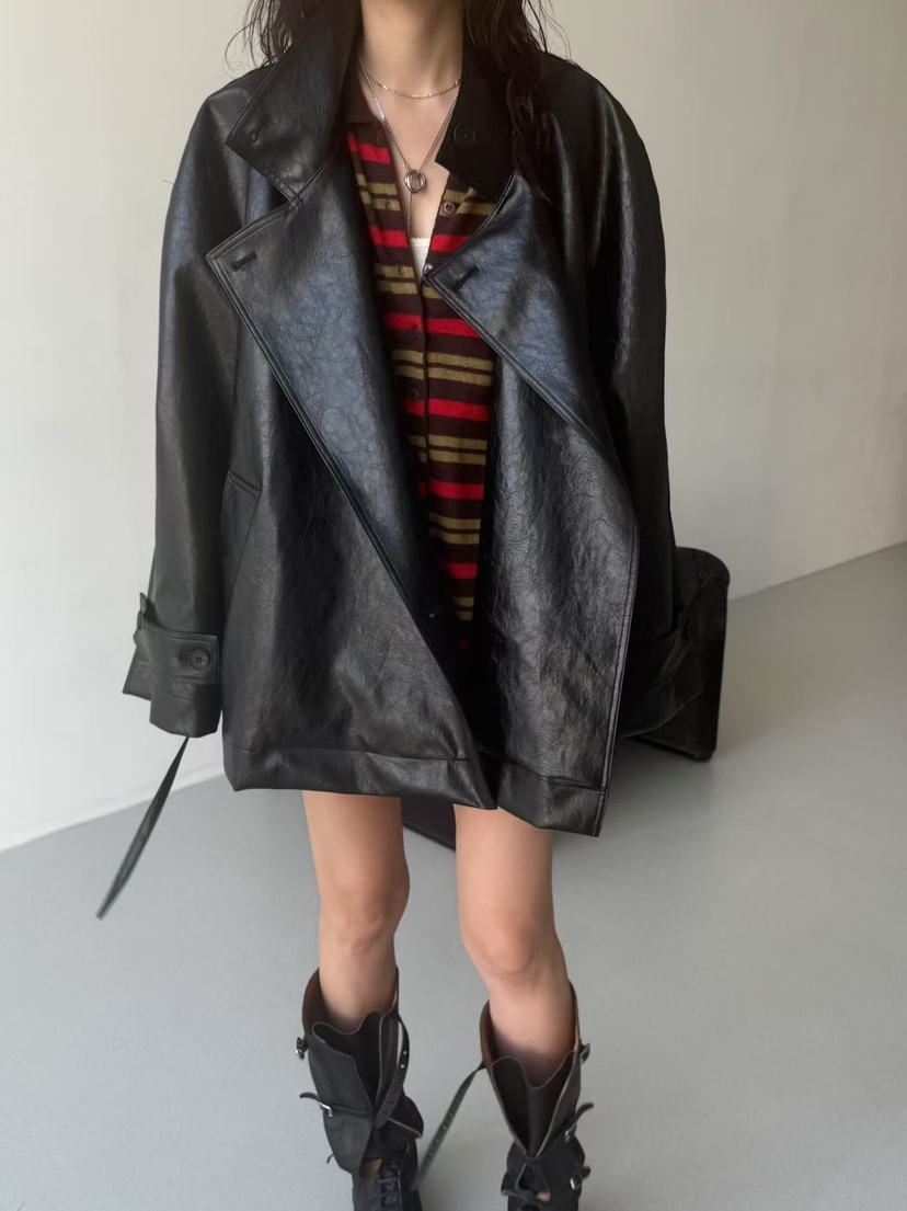 MINIMUZE東大門㊣直郵女裝新品人氣職業休閑推薦夾克含腰帶MINIMUZE夾克