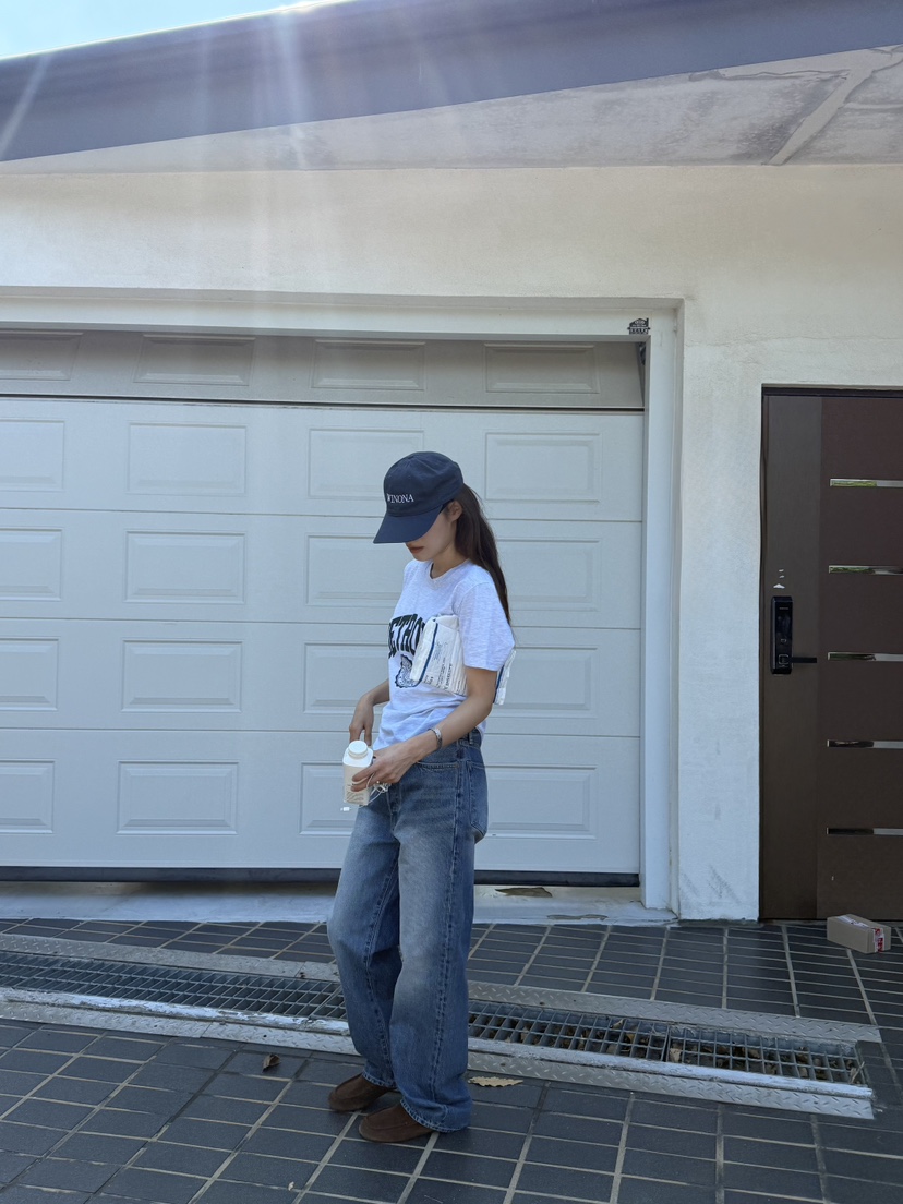 WATER/RIVER東大門㊣代購女裝新款時尚25秋冬熱賣推薦牛仔褲WATER/RIVER牛仔褲