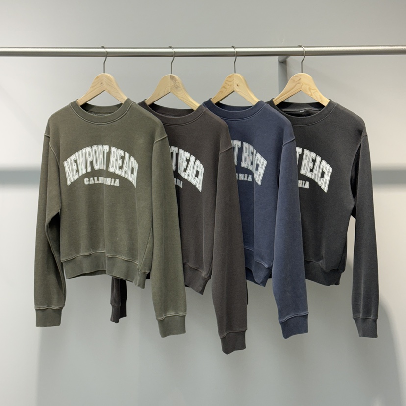 WATER/RIVER韓國直郵㊣女裝新品熱賣時尚職業人氣25秋冬衛衣WATER/RIVER衛衣