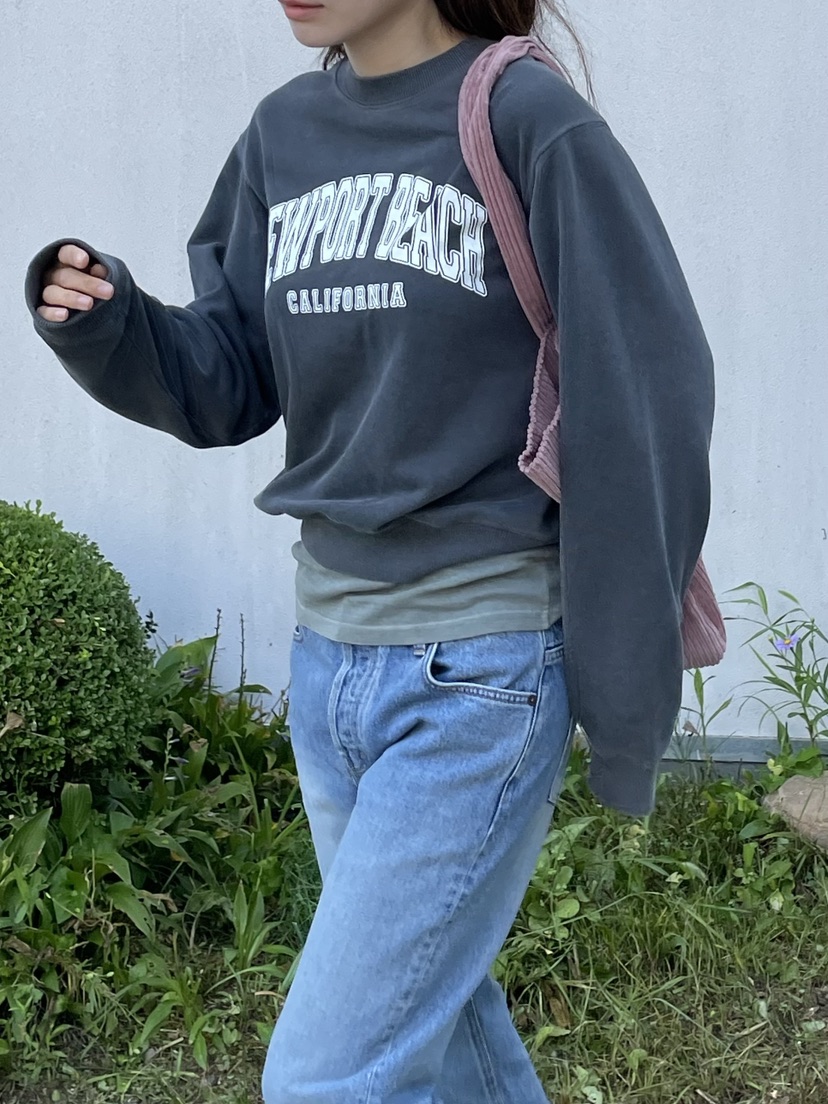 WATER/RIVER韓國直郵㊣女裝新品熱賣時尚職業人氣25秋冬衛衣WATER/RIVER衛衣