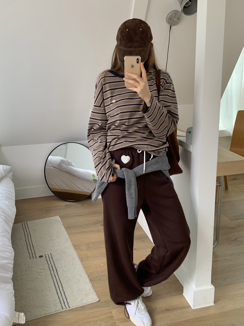 FORMSTUDIO韓國代購㊣女士新款人氣時尚真品休閑25秋冬長袖T恤FORMSTUDIO長袖T恤