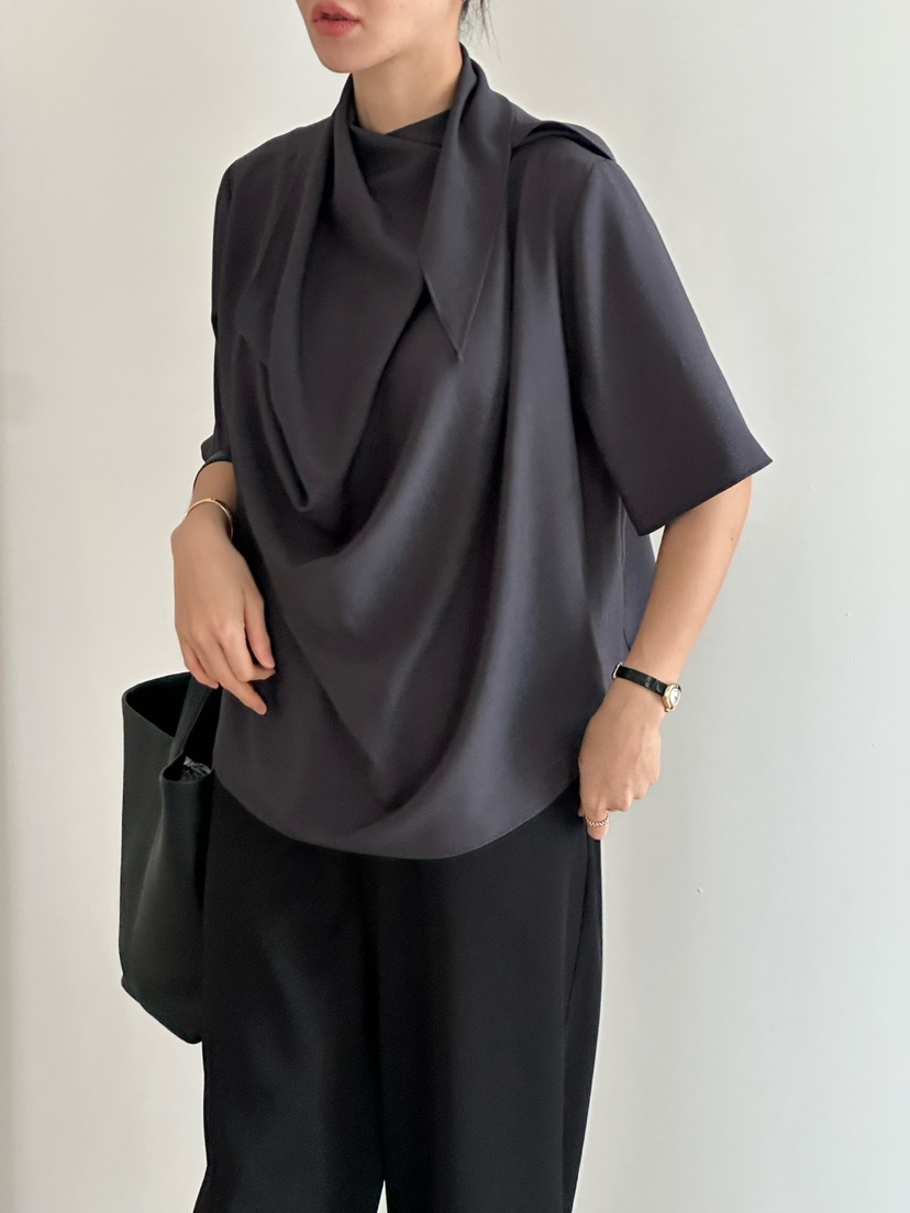 LE VASE韓國直郵㊣女士新款休閑職業時尚熱賣推薦襯衫蕾絲衫LE VASE襯衫/蕾絲衫