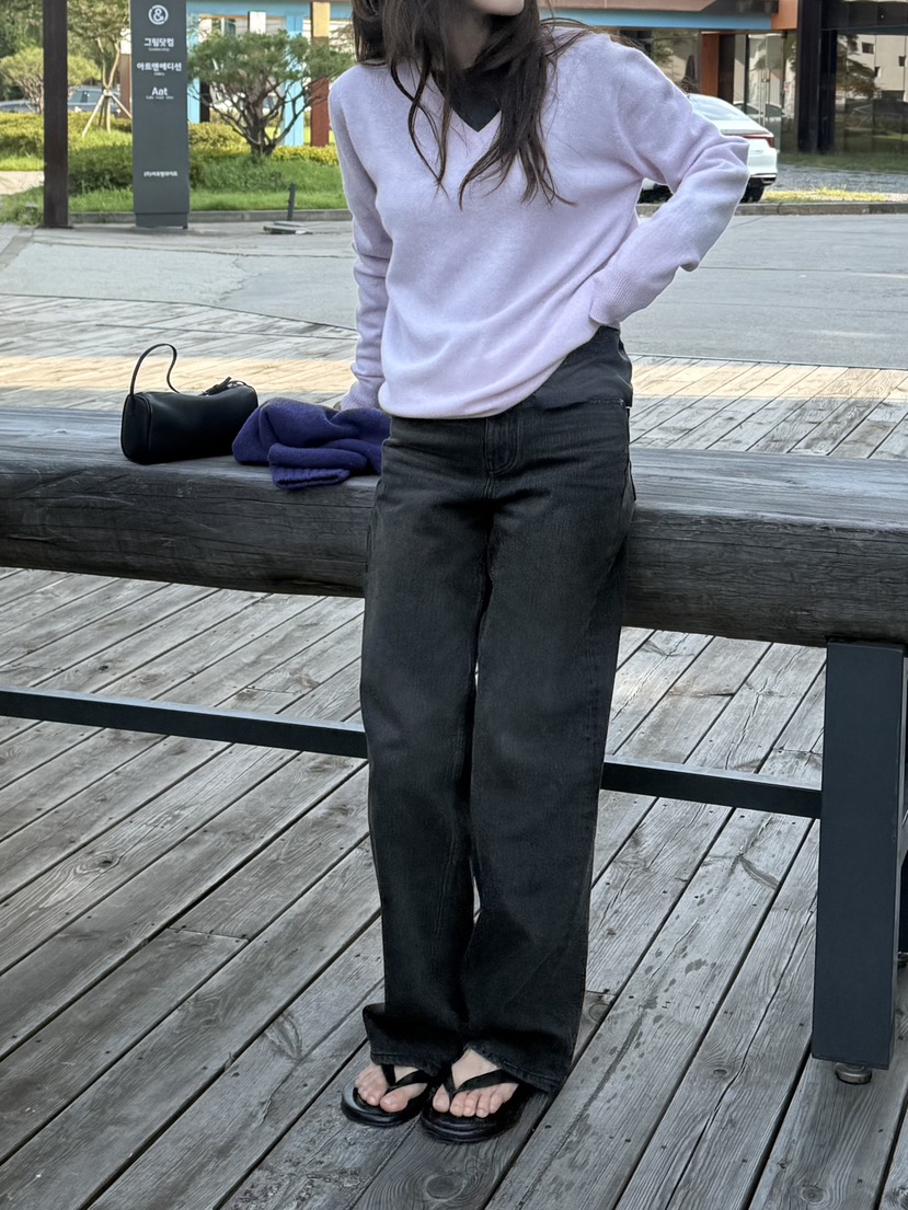 WATER/RIVER韓國直郵㊣女士新款熱賣休閑真品時尚人氣牛仔褲WATER/RIVER牛仔褲