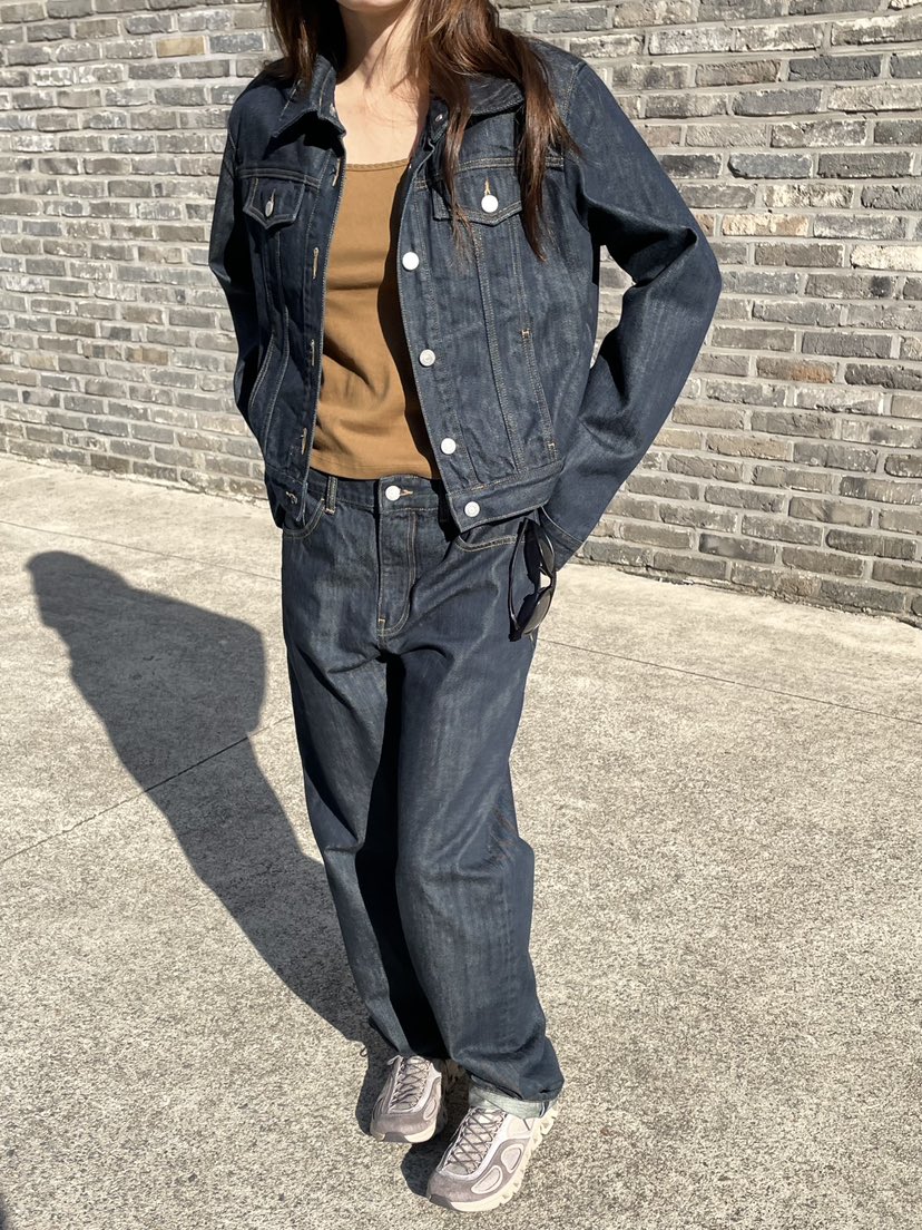 WATER/RIVER韓國代購㊣女士新款職業時尚25秋冬熱賣牛仔褲WATER/RIVER牛仔褲