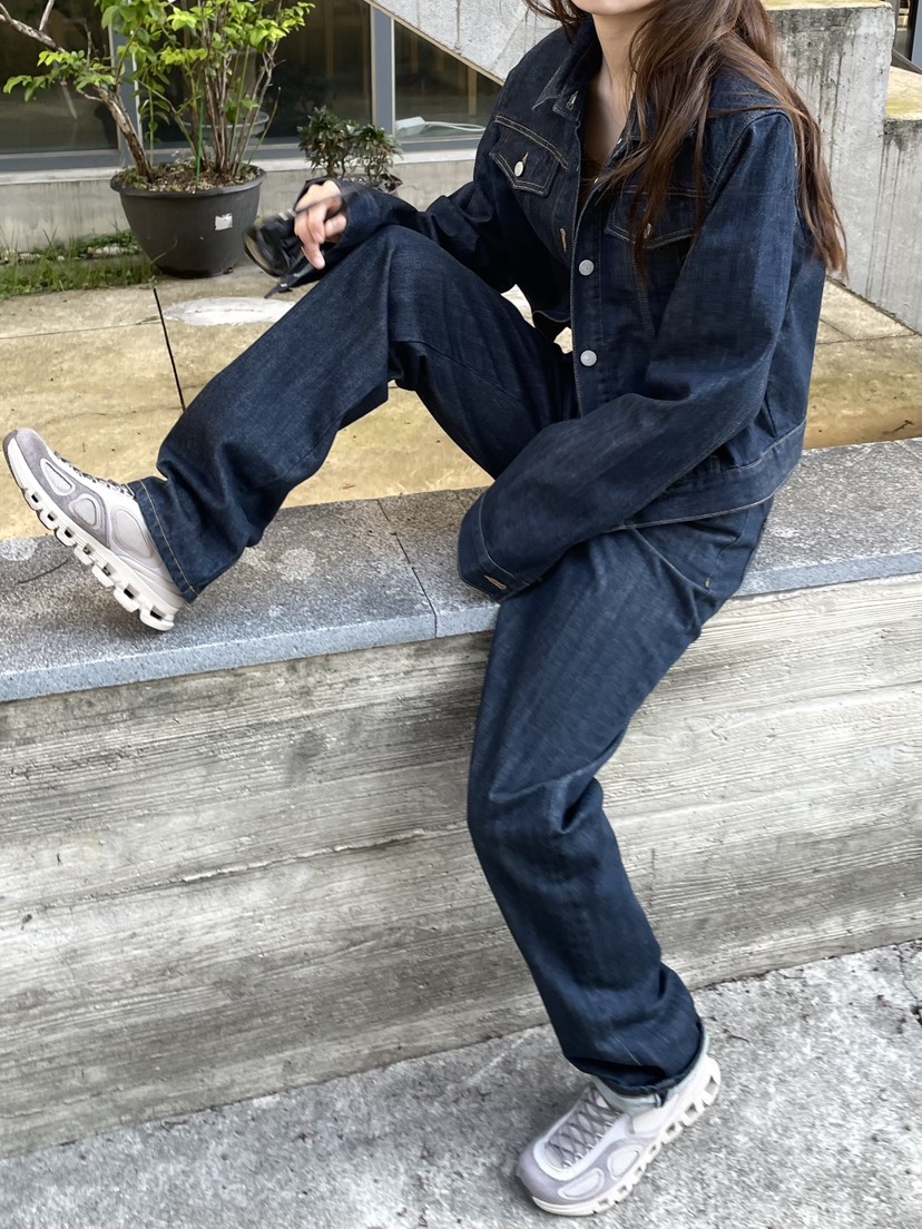 WATER/RIVER韓國代購㊣女士新款職業時尚25秋冬熱賣牛仔褲WATER/RIVER牛仔褲