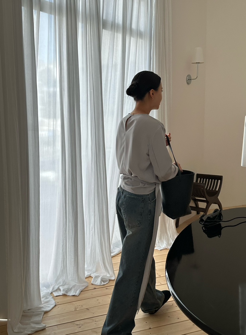 LE VASE東大門㊣實拍女士新款熱賣時尚真品休閑人氣長袖T恤LE VASE長袖T恤