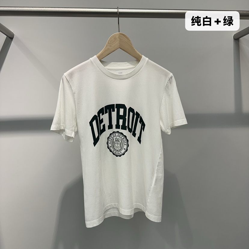 WATER/RIVER韓國代購㊣女士新品人氣25秋冬推薦熱賣時尚T恤WATER/RIVERT恤圖色2