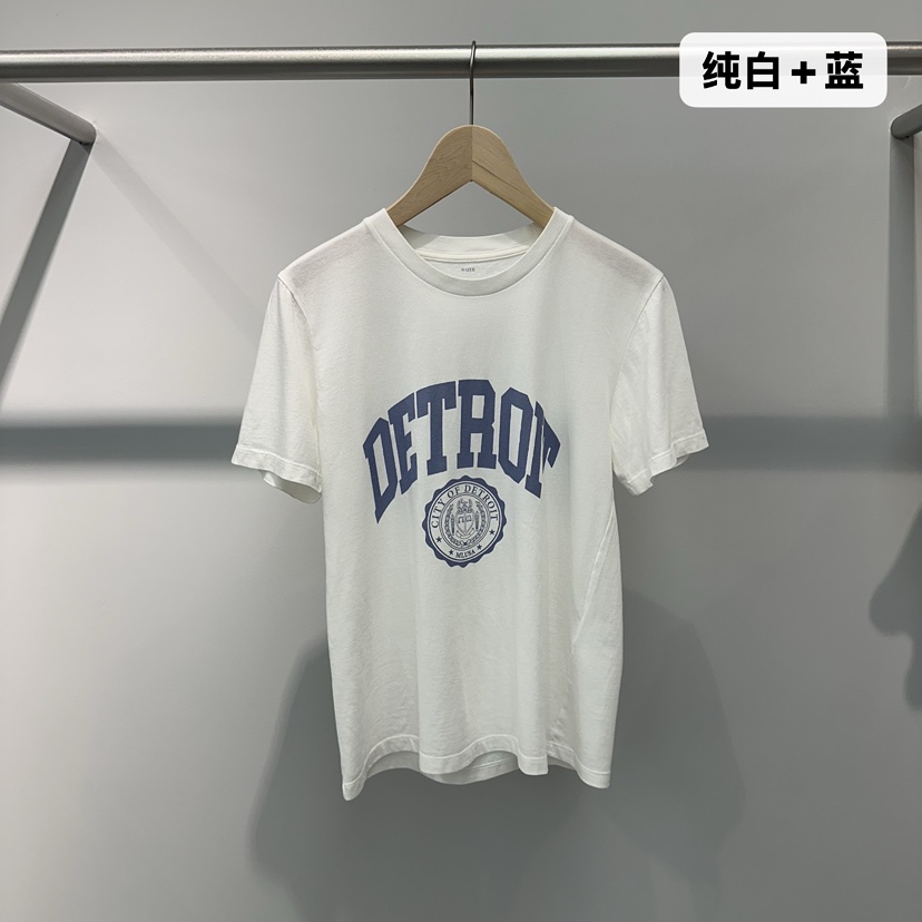 WATER/RIVER韓國代購㊣女士新品人氣25秋冬推薦熱賣時尚T恤WATER/RIVERT恤圖色4