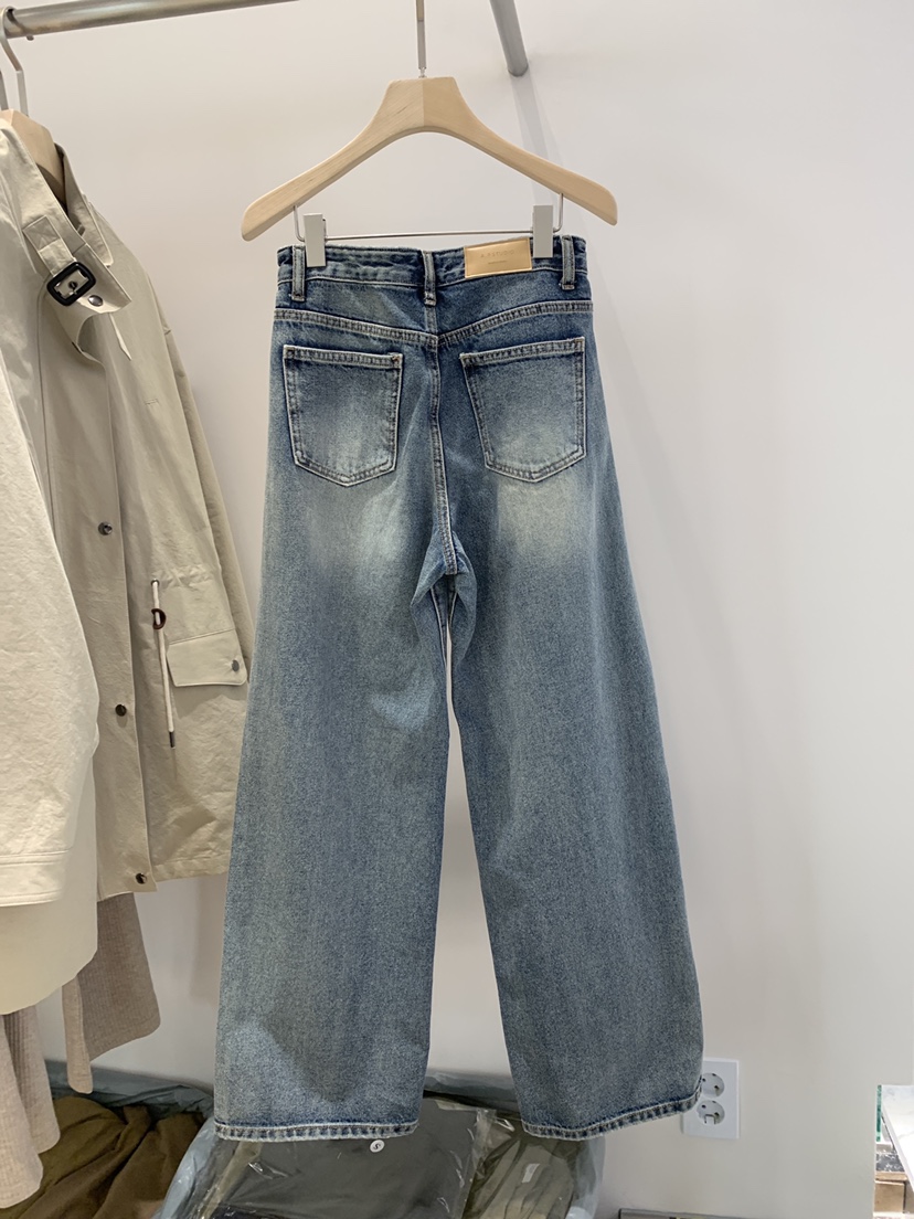 A P-STUDIO東大門㊣實拍女士新品職業熱賣真品時尚牛仔褲A P-STUDIO牛仔褲