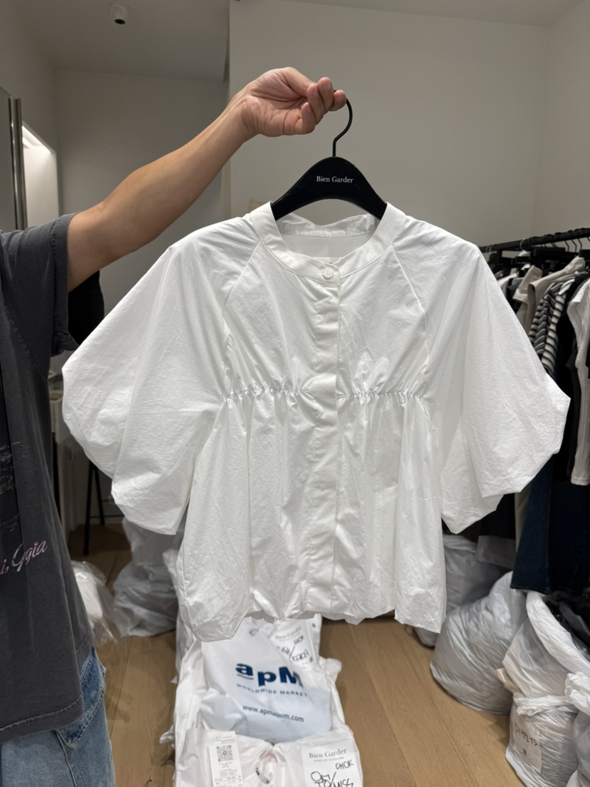 BIEN GARDER韓國代購㊣女裝新品真品25秋冬熱賣襯衫蕾絲衫BIEN GARDER襯衫/蕾絲衫圖色1