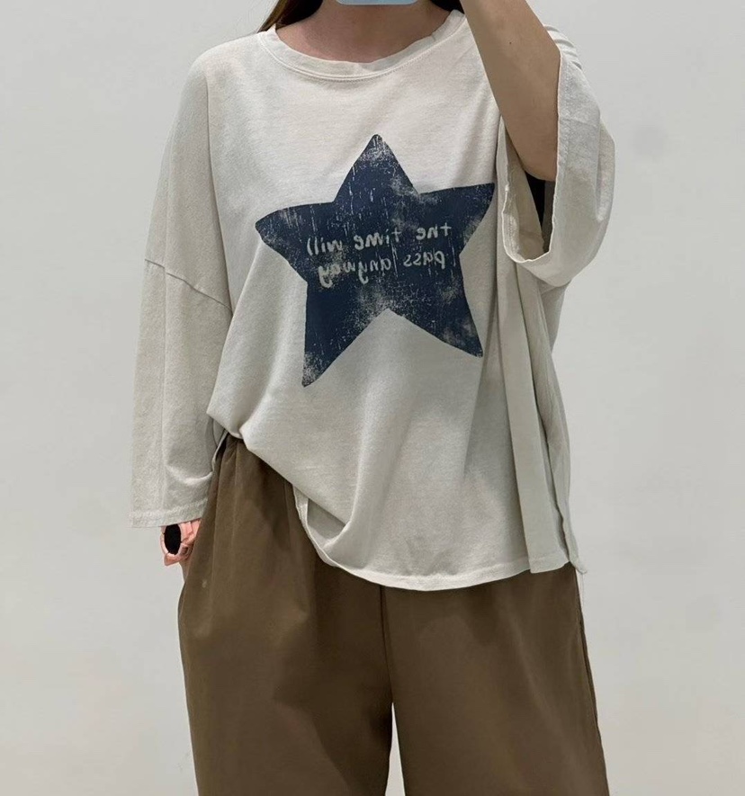 ZACCU韓國代購㊣女裝新品人氣真品熱賣休閑25秋冬時尚長袖T恤ZACCU長袖T恤