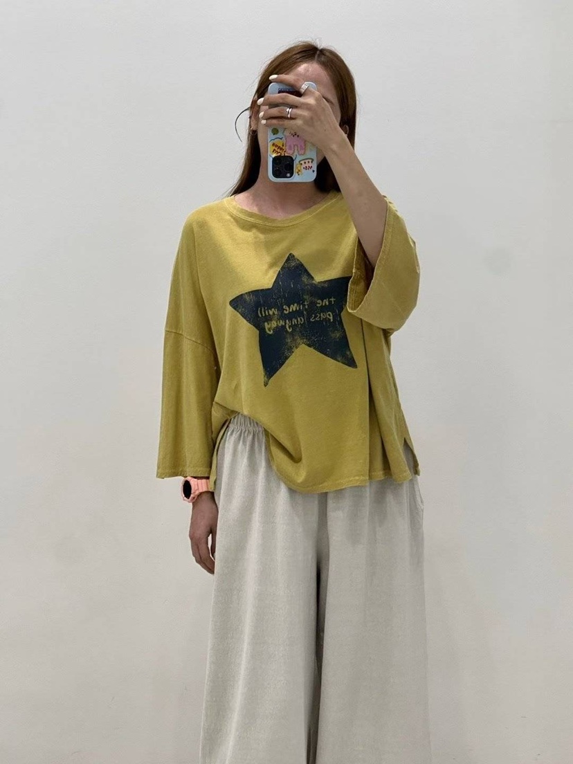 ZACCU韓國代購㊣女裝新品人氣真品熱賣休閑25秋冬時尚長袖T恤ZACCU長袖T恤