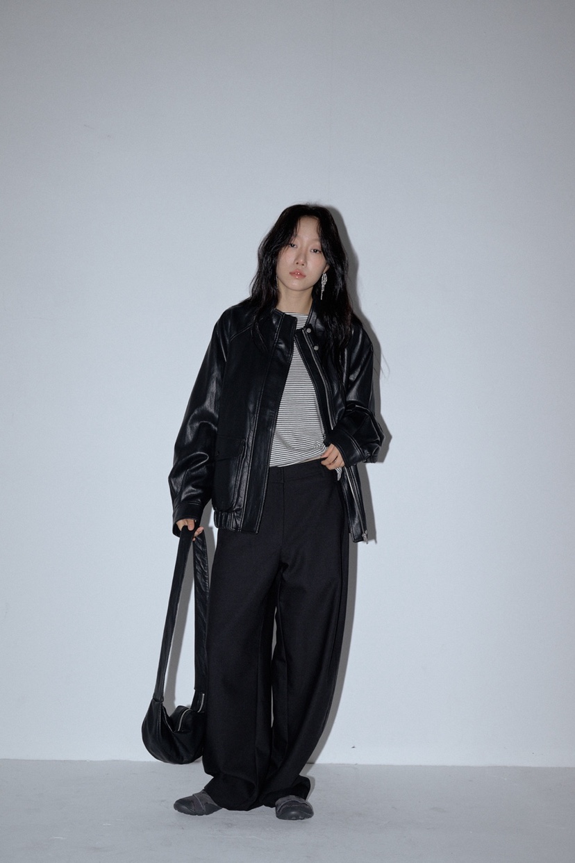ATHEA韓國代購㊣女裝新品人氣25秋冬時尚休閑熱賣休閑褲羊毛ATHEA休閑褲