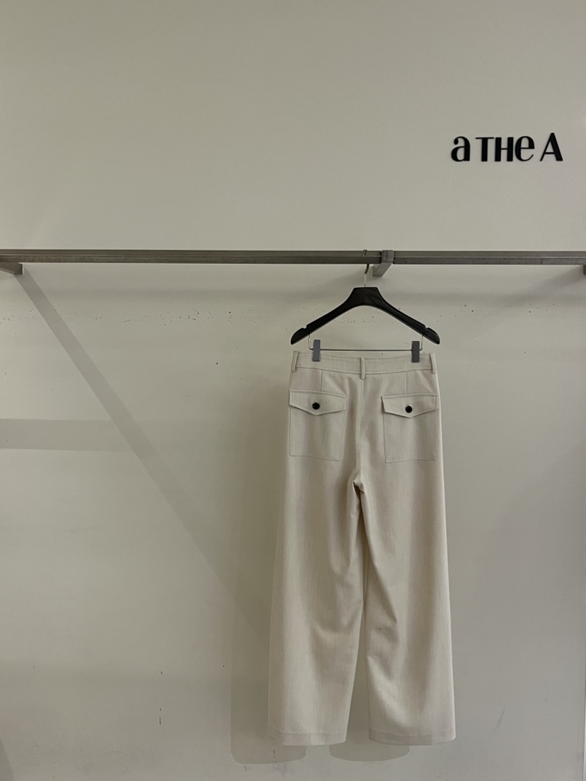 ATHEA韓國代購㊣女裝新品人氣25秋冬時尚休閑熱賣休閑褲羊毛ATHEA休閑褲