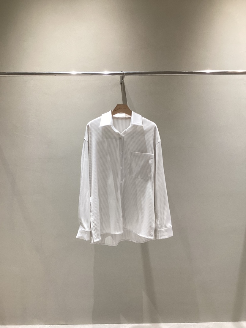 NEAR LEAP-P東大門㊣實拍女裝新款人氣真品襯衫蕾絲衫條紋NEAR LEAP襯衫/蕾絲衫圖色1