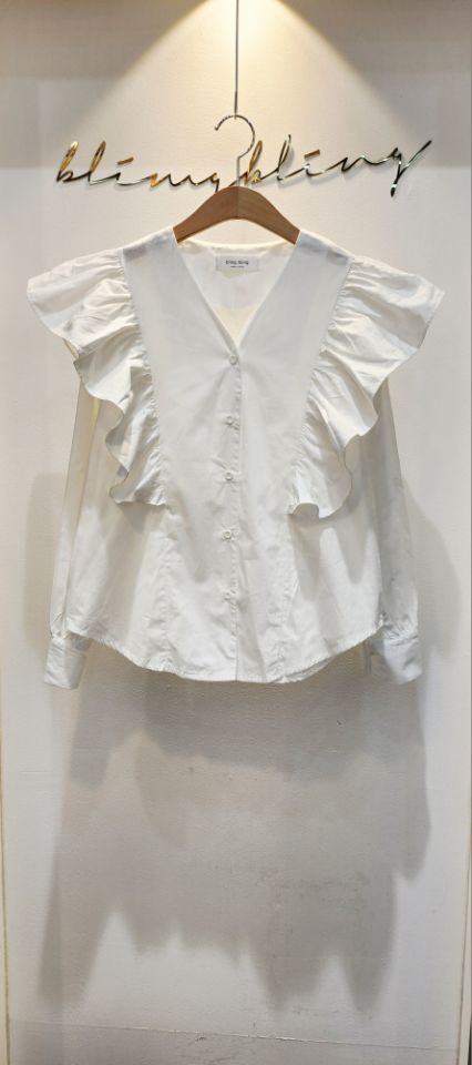 BLING BLING-S韓國直郵㊣女士新品熱賣時尚職業襯衫蕾絲衫BLING BLING-S襯衫/蕾絲衫