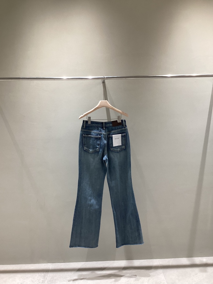 NEAR LEAP-P東大門㊣代購女士新品25秋冬時尚休閑職業牛仔褲NEAR LEAP牛仔褲