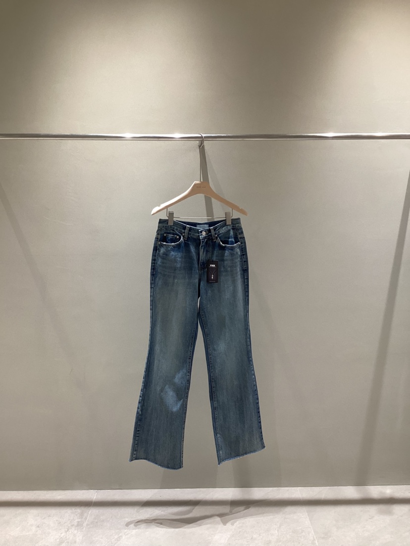 NEAR LEAP-P東大門㊣代購女士新品25秋冬時尚休閑職業牛仔褲NEAR LEAP牛仔褲