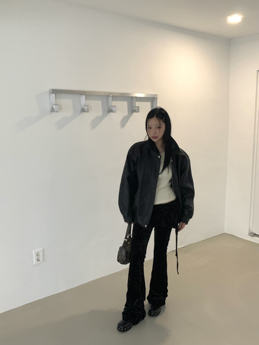 SEOLO韓國直郵㊣女士新品人氣職業熱賣時尚推薦休閑夾克皮革Seolo seoul夾克
