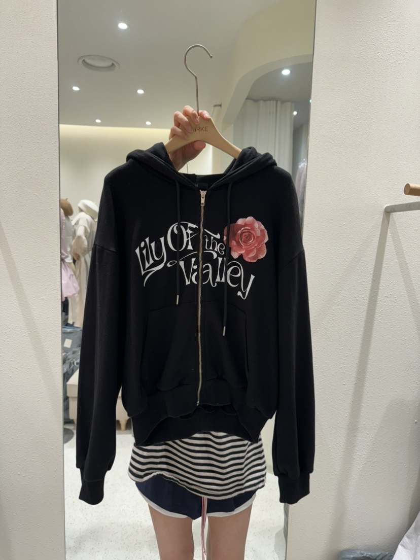 MARKE-P韓國直郵㊣女士新品熱賣時尚休閑人氣夾克連帽拉鏈衫MARKE-P夾克圖色2