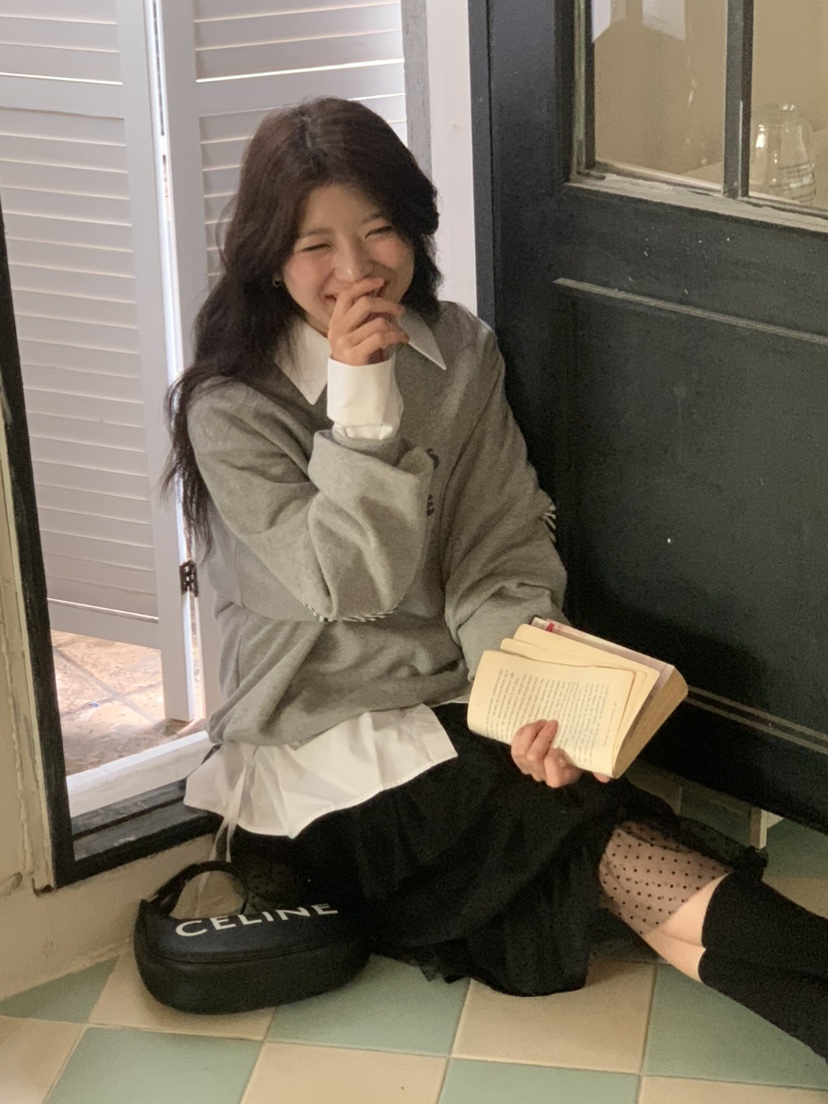 BEFORE SUNRISE韓國直郵㊣女裝新款真品時尚推薦25秋冬衛衣BEFORE SUNRISE衛衣
