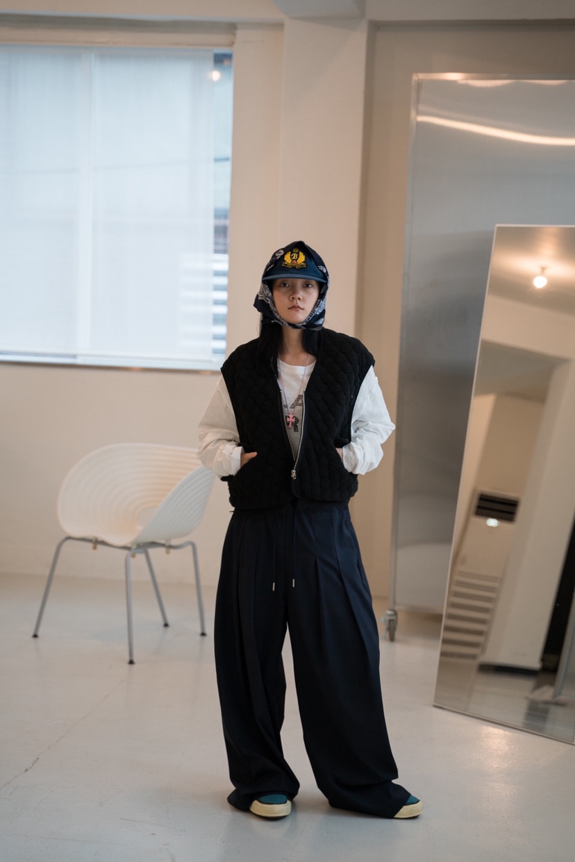 FRANC—L東大門㊣直郵女裝新品時尚推薦25秋冬馬甲雙面絎縫FRANC馬甲