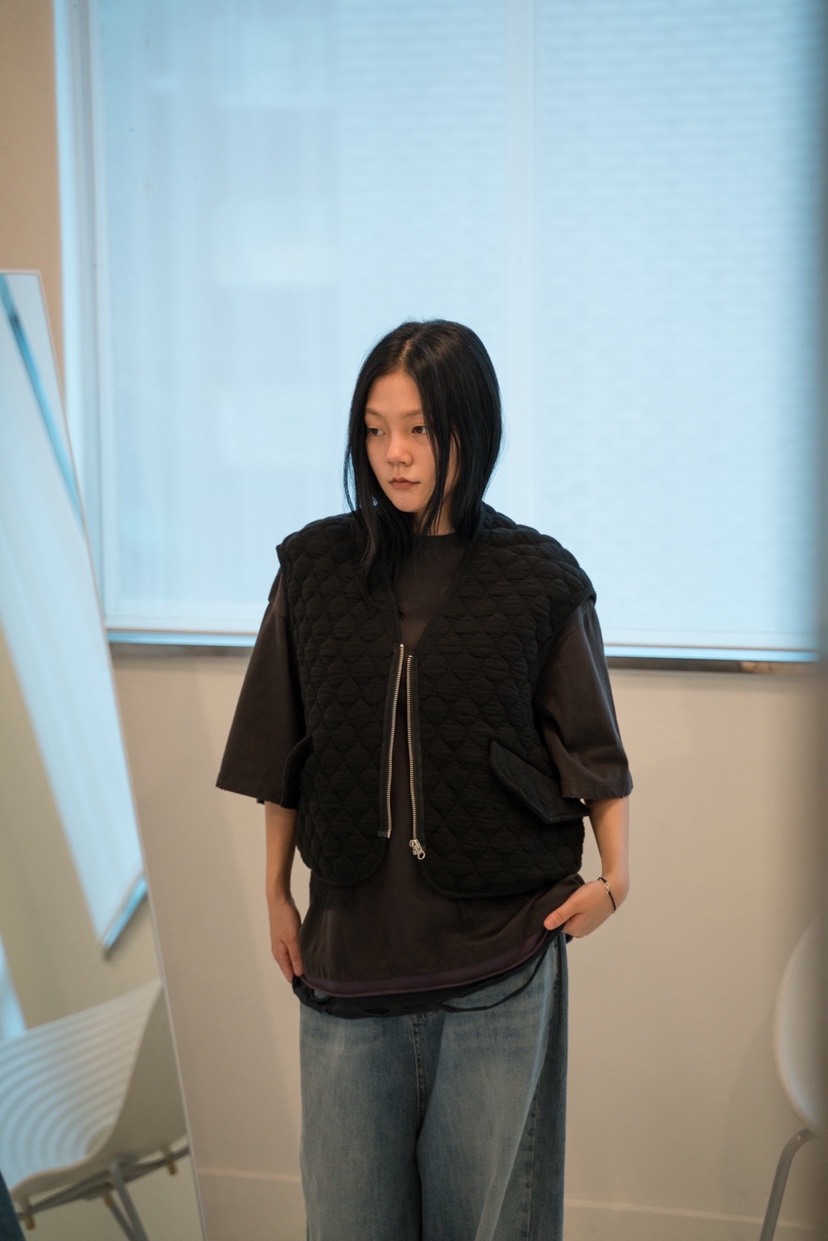 FRANC—L東大門㊣直郵女裝新品時尚推薦25秋冬馬甲雙面絎縫FRANC馬甲圖色2