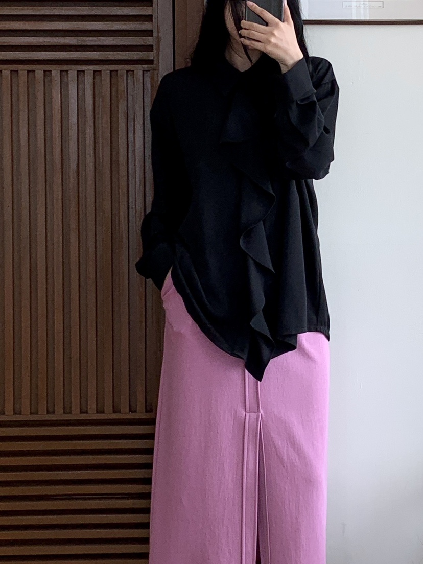 DAVICHI東大門㊣實拍女裝新品人氣休閑真品25秋冬襯衫蕾絲衫DAVICHI襯衫/蕾絲衫