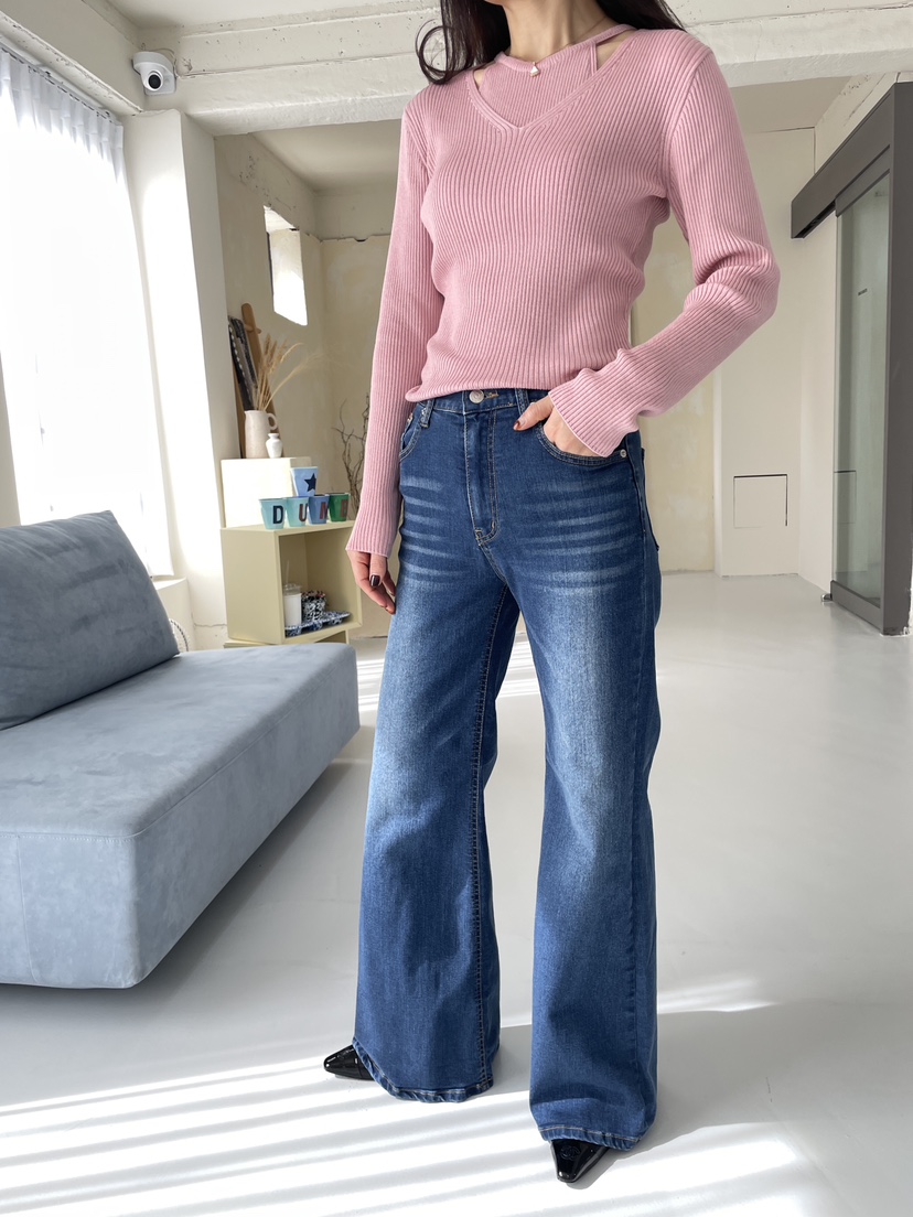 CHAHEE韓國代購㊣女裝新款熱賣休閑人氣推薦時尚真品牛仔褲CHAHEE牛仔褲