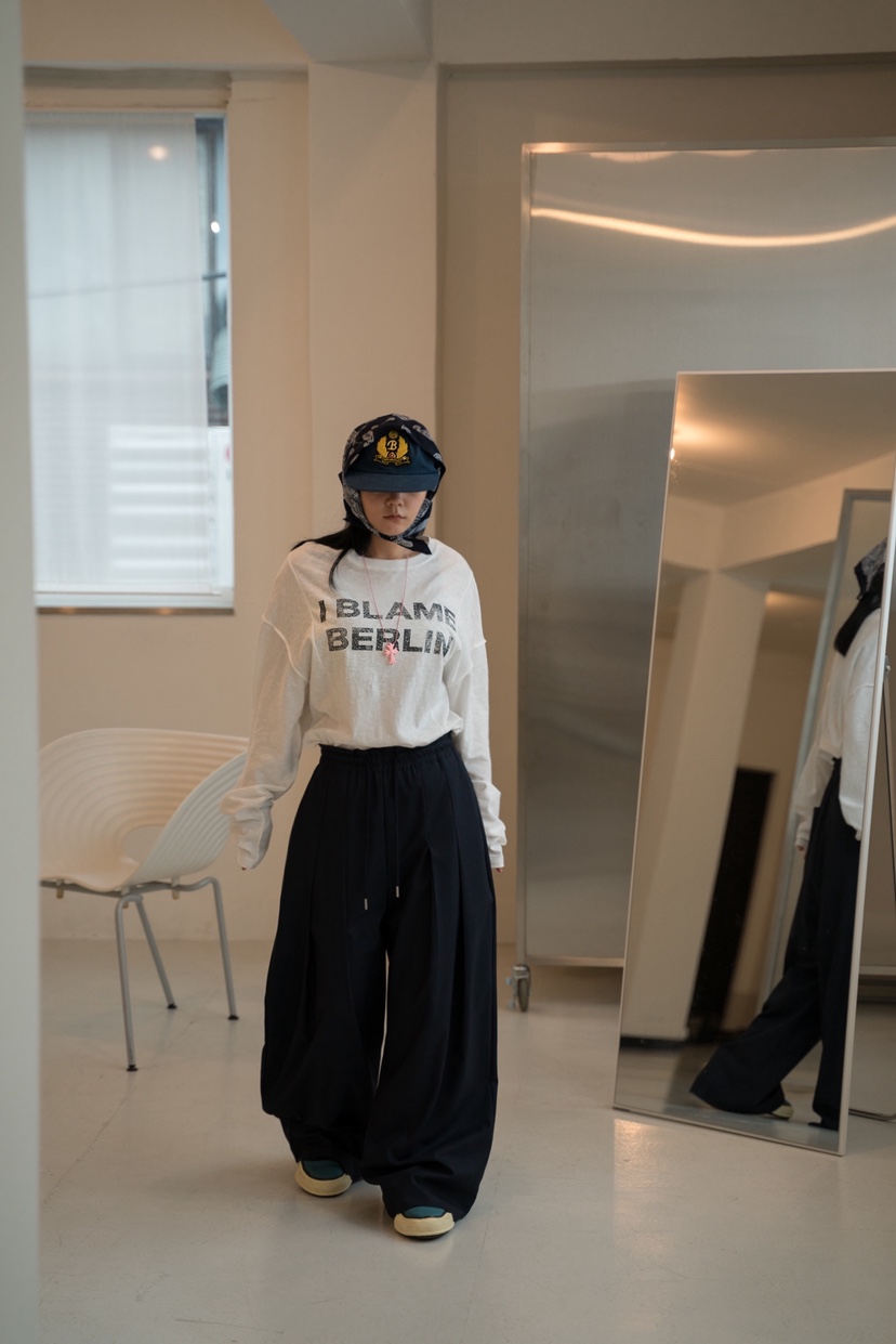 FRANC—L韓國代購㊣女裝新品職業真品25秋冬時尚人氣休閑褲FRANC休閑褲